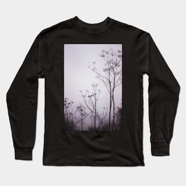 Wildflowers in the Fog Long Sleeve T-Shirt by InspiraImage